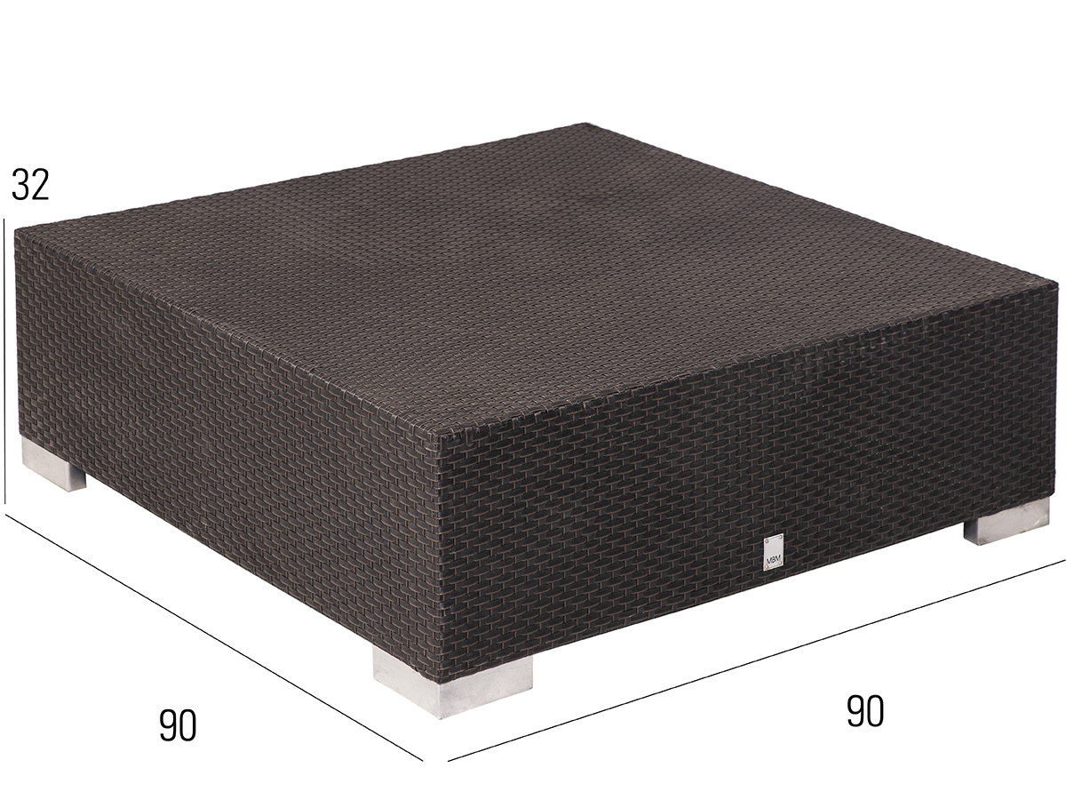 68.00.0120 Bellini Mocca 90 x 90 стол для отдыха Mbm  - Вид №2