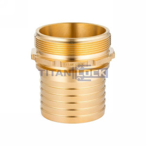 1,25in, штуцер с наружной резьбой под рукав, латунь, TLSM32BR TITAN LOCK