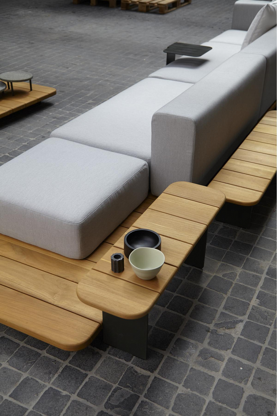 107028 Столик из массива тика 92 х 28 см Point Pal POINT1920 - Вид №4