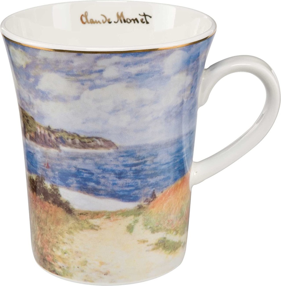 10630696 Goebel Бокал 400мл "Дорога к пляжу" Моне Фарфор 