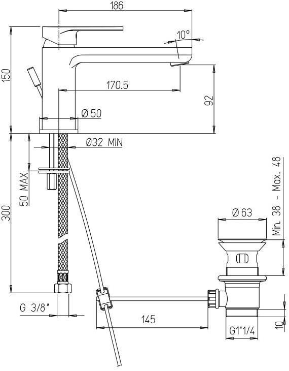 Jacuzzi ALBA 0LB00288JA00 - Вид №1