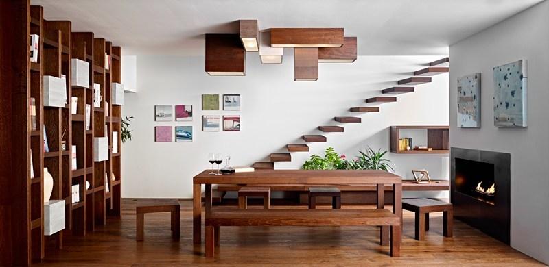 Fiemme Tremila Модульный деревянный потолочный светильник Disegnodilegno sun-id-1470056 - Вид №1