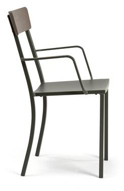 Vermobil Штабелируемый металлический садовый стул с подлокотниками Mogan Mg312 - mg310 - Вид №4
