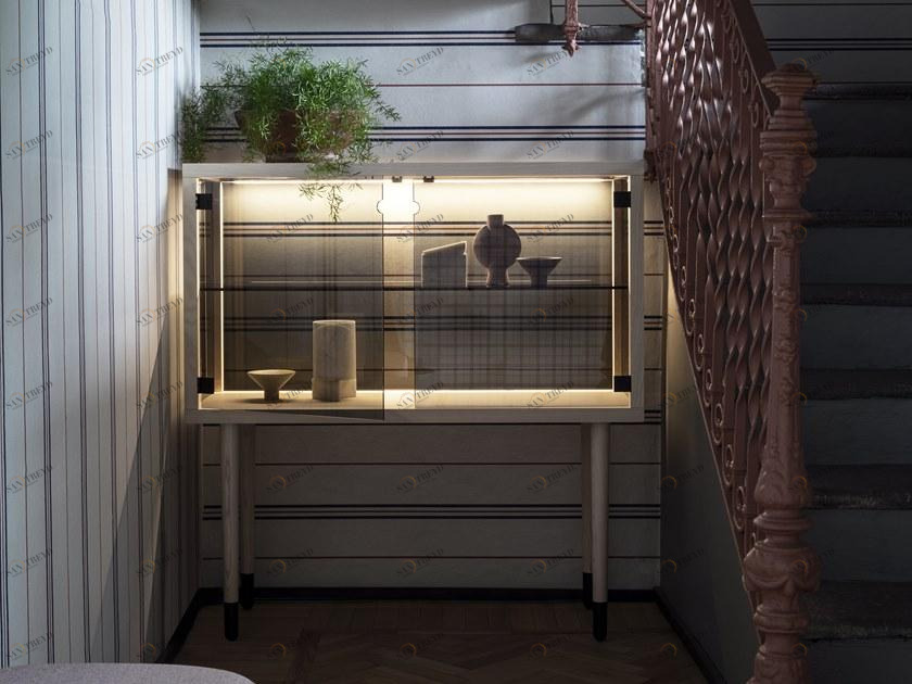 Miniforms Буфет стеклянный с распашными дверцами sun-id-1424457