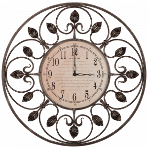 47008 Часы настенные London Time малые Амбер BOGACHO