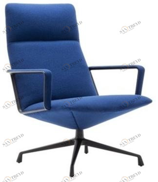 Andreu World 4-спицевое кресло с высокой спинкой Capri lounge Bu1694