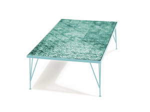 Прямоугольный керамический журнальный столик