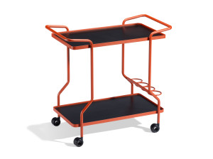 Металлическая тележка для еды