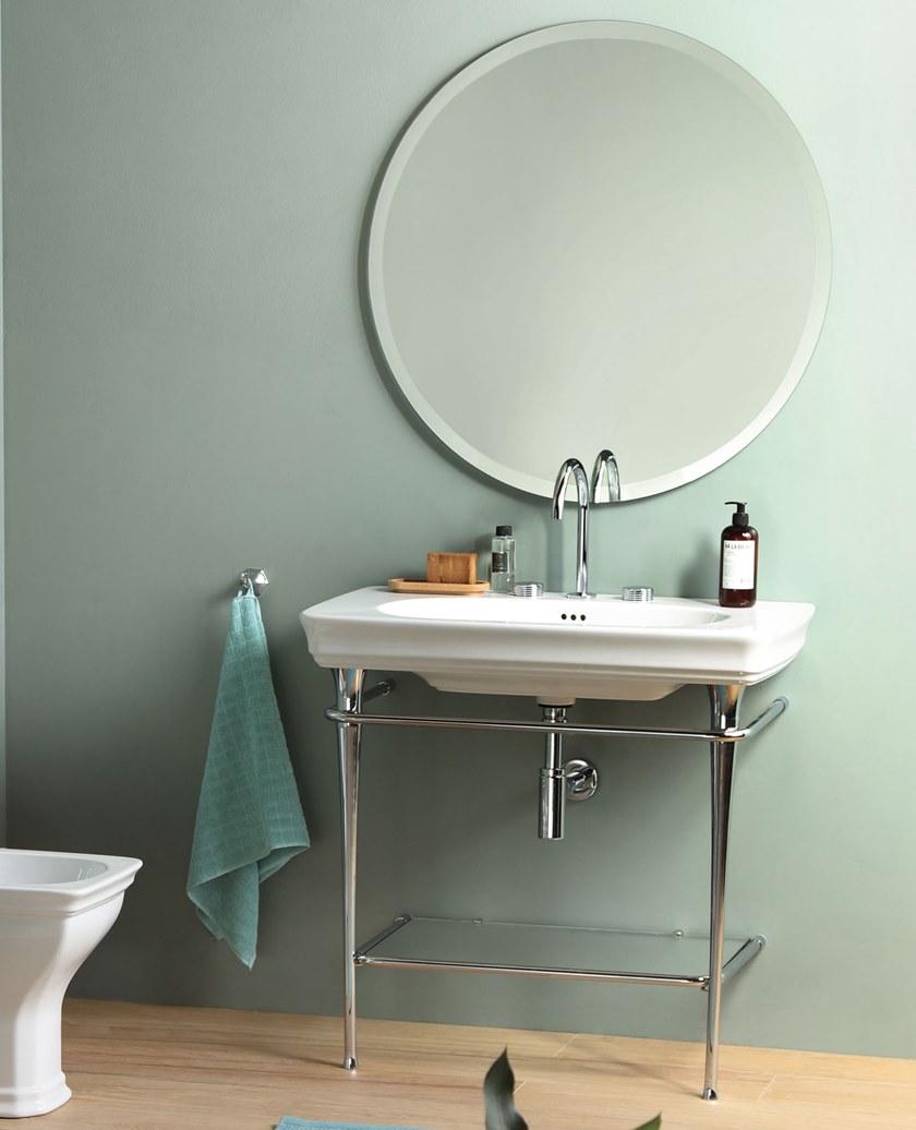 Подвесная раковина настенная овальная ArtCeram Civitas белая sun-id-1440683 - Вид №1