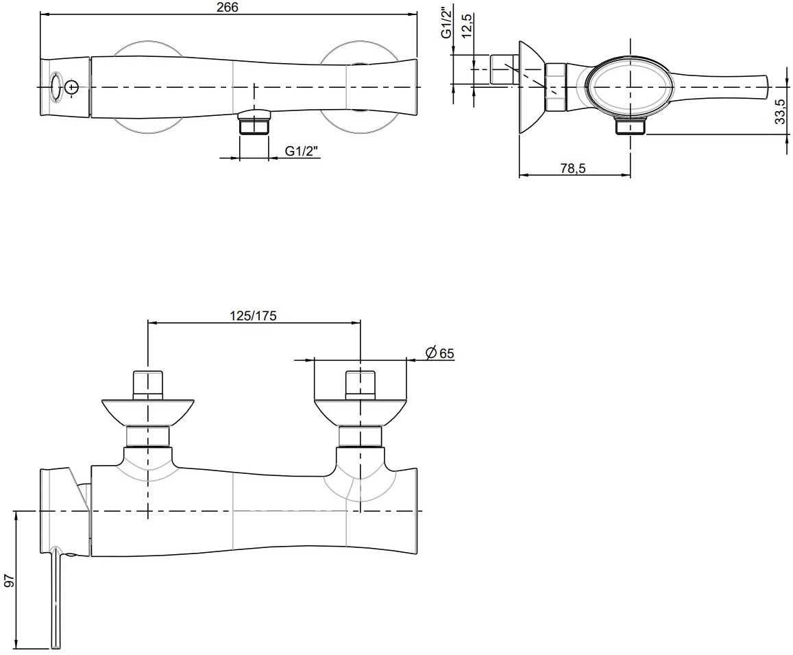Rubinetterie Frattini Внешний одиночный контроль Delizia sun-id-1469588 - Вид №1