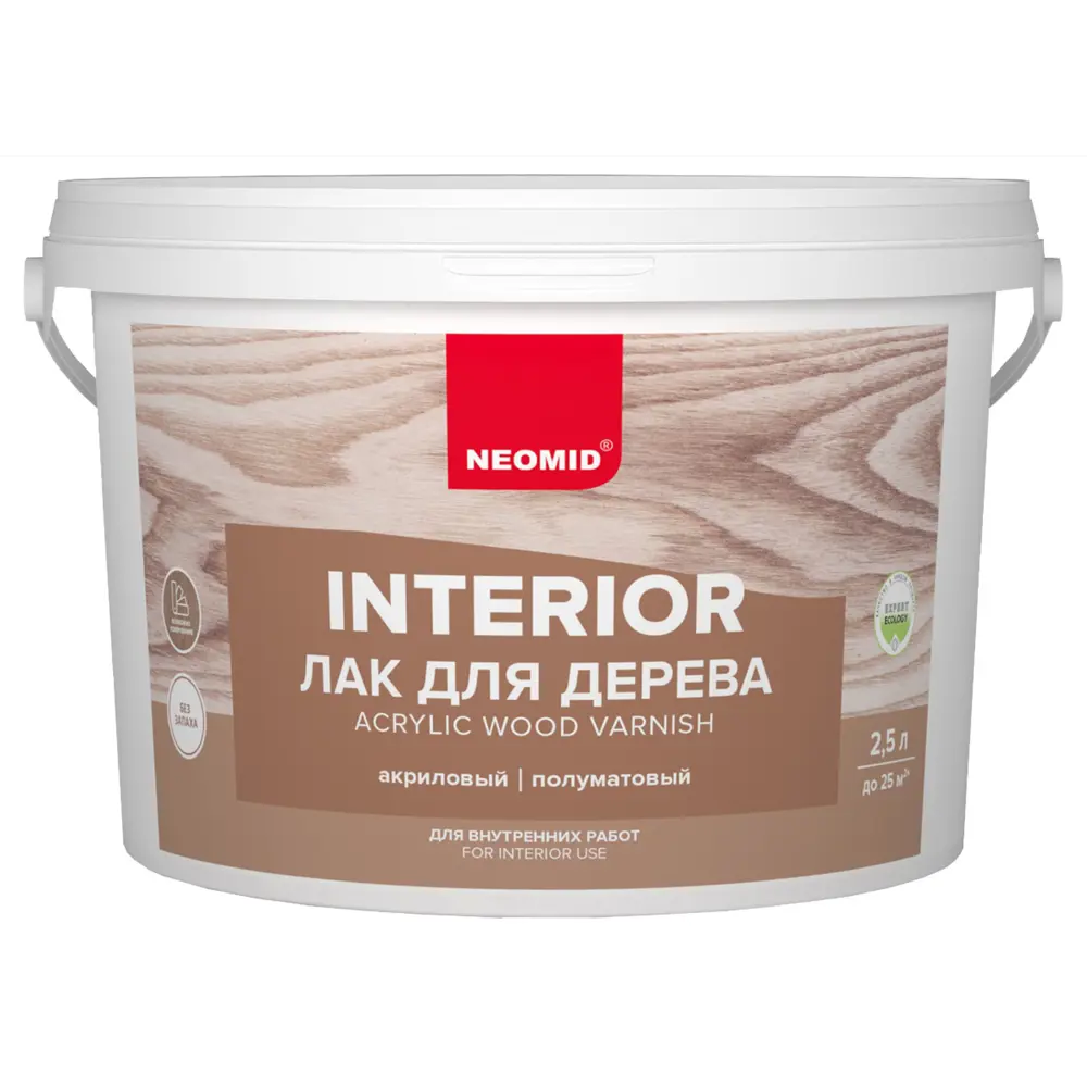NEOMID Акриловый лак для деревянных поверхностей 2.5 л 13299080 STLM-0859642 - Вид №1