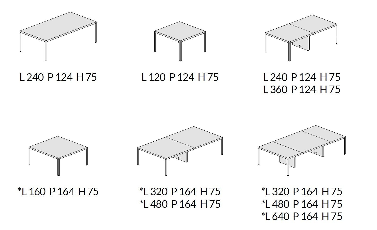 Прямоугольный стол для совещаний из лакированного стекла About Office Hype ARCH-00091022 - Вид №2