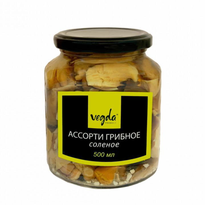 Ассорти грибное солёное VEGDA Santreyd 9946 - Вид №1