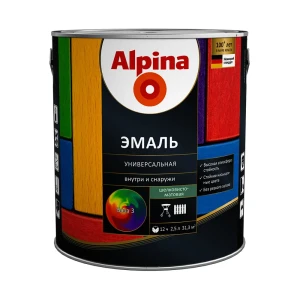 90708250 Эмаль ALPINA 242244 цвет бесцветный 2.13 л STLM-0857247