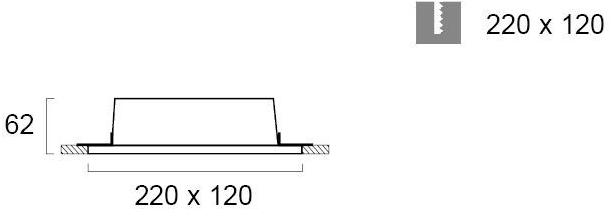 Terzo Light Встраиваемый квадратный точечный светильник из гипса Ceramic V4081400 - Вид №2