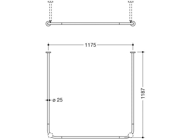 900.34.30160 Карниз HEWI System 900 - Вид №16
