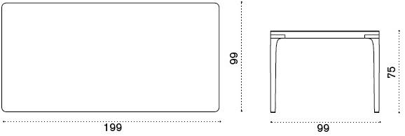 Ethimo Прямоугольный садовый стол из тика Play Pltrm1_tt - Вид №4