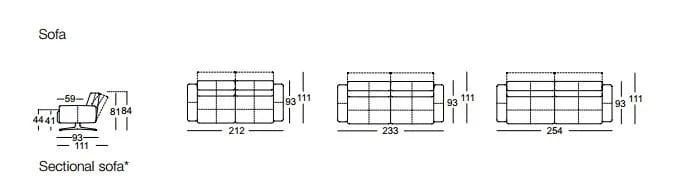 Тканевый диван Rolf Benz Rolf Benz 50 ARCH-00039536 - Вид №2