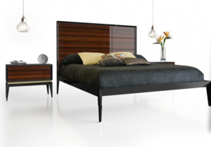 107577 Кровать Triangle Line 166 x 150 см La Ebanisteria Identity&Intensity