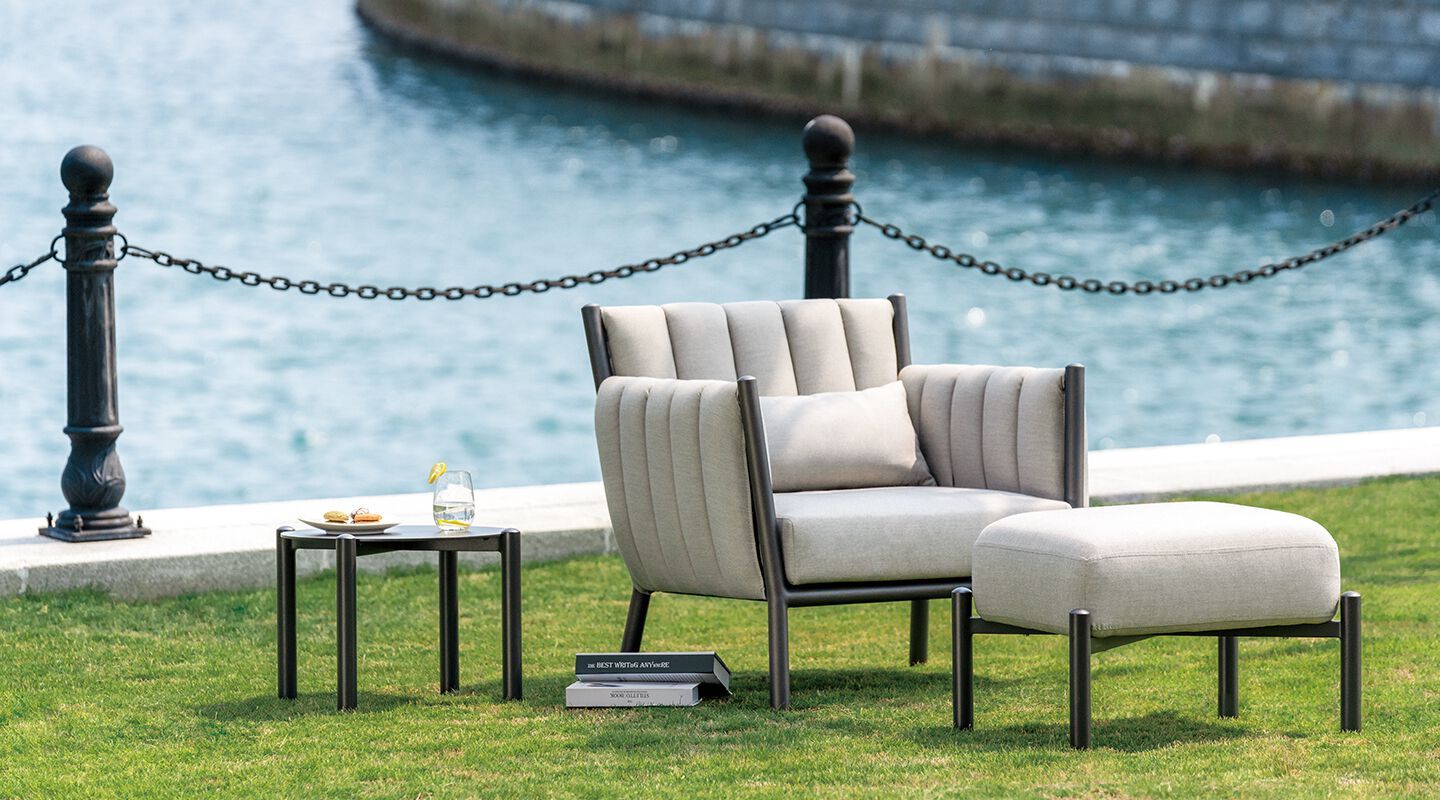 2-местный тканевый садовый диван VINEKO Morris ARCH-00115442 - Вид №1