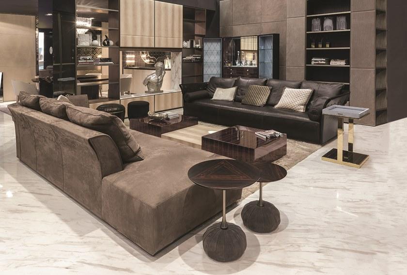 Longhi 3-х местный кожаный диван Loveluxe 2014 – royal collection W 585 - Вид №1