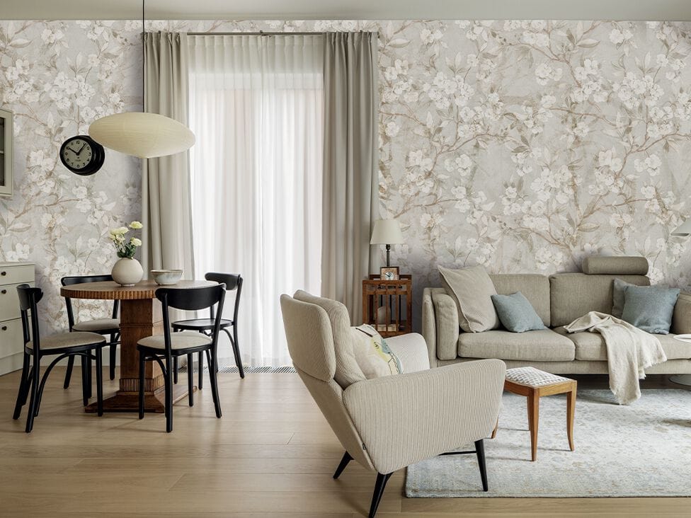 Обои с цветочными мотивами Jannelli&Volpi СП 201 MURALS DECOR ARCH-00071778