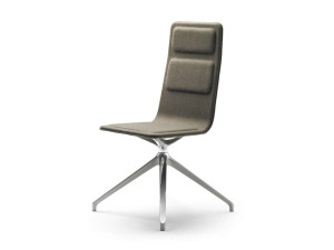 Офисное кресло из ткани на насесте