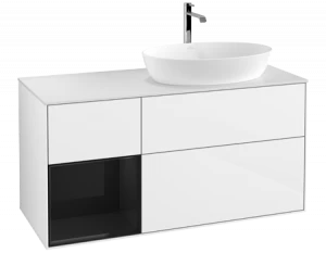 Villeroy&Boch Тумба под раковину Прямоугольная версия F801PHGF Finion Glossy White Lacquer