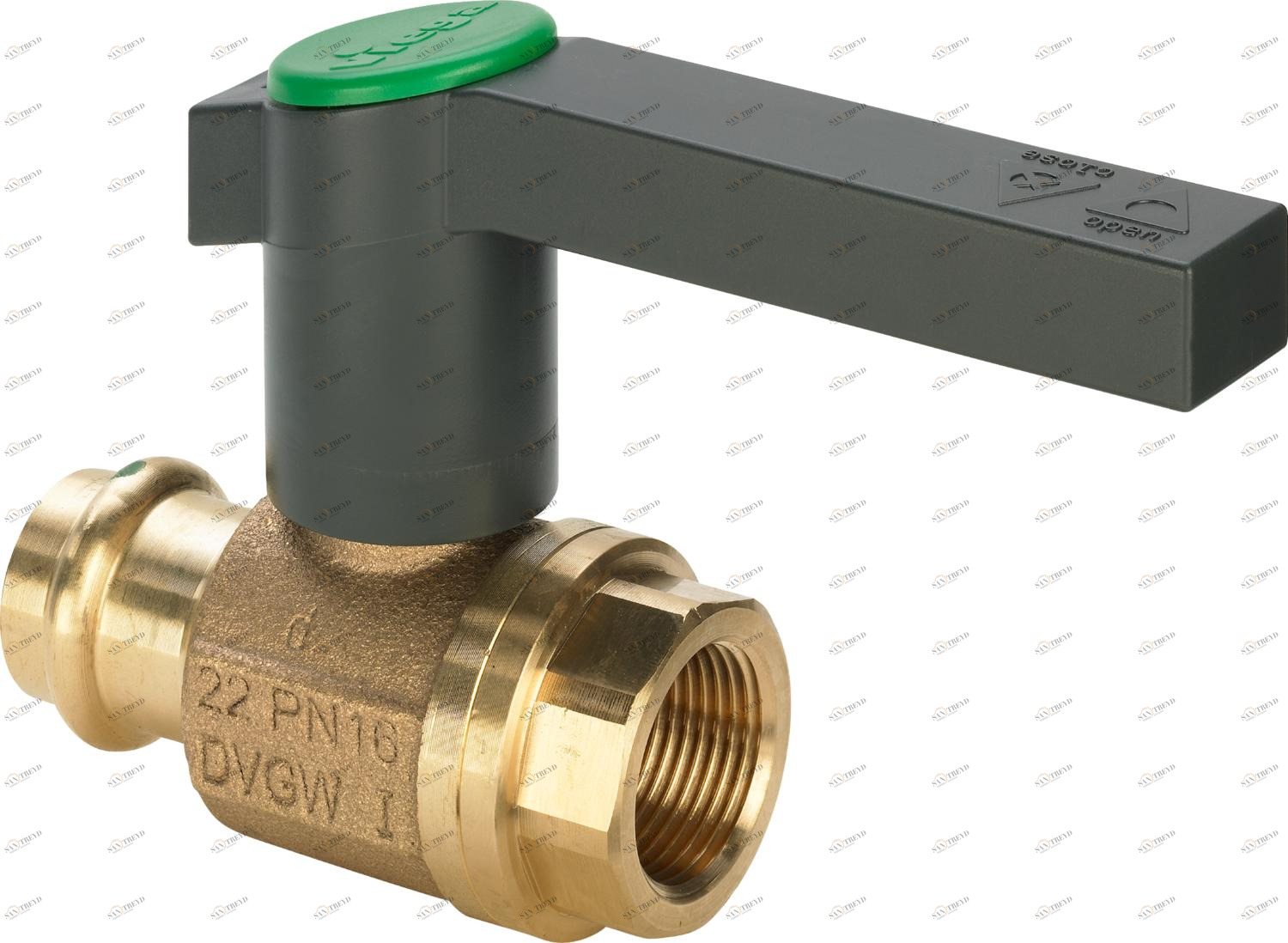 587 208 1) Модель 2270.4 Трубопроводные системы  Sanpress  Системные шаровые краны Santreyd 