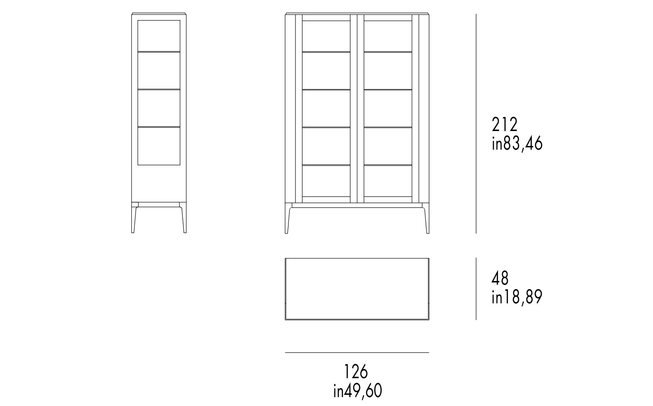 Витрина со встроенным освещением Grilli Zarafa ARCH-00136575 - Вид №2