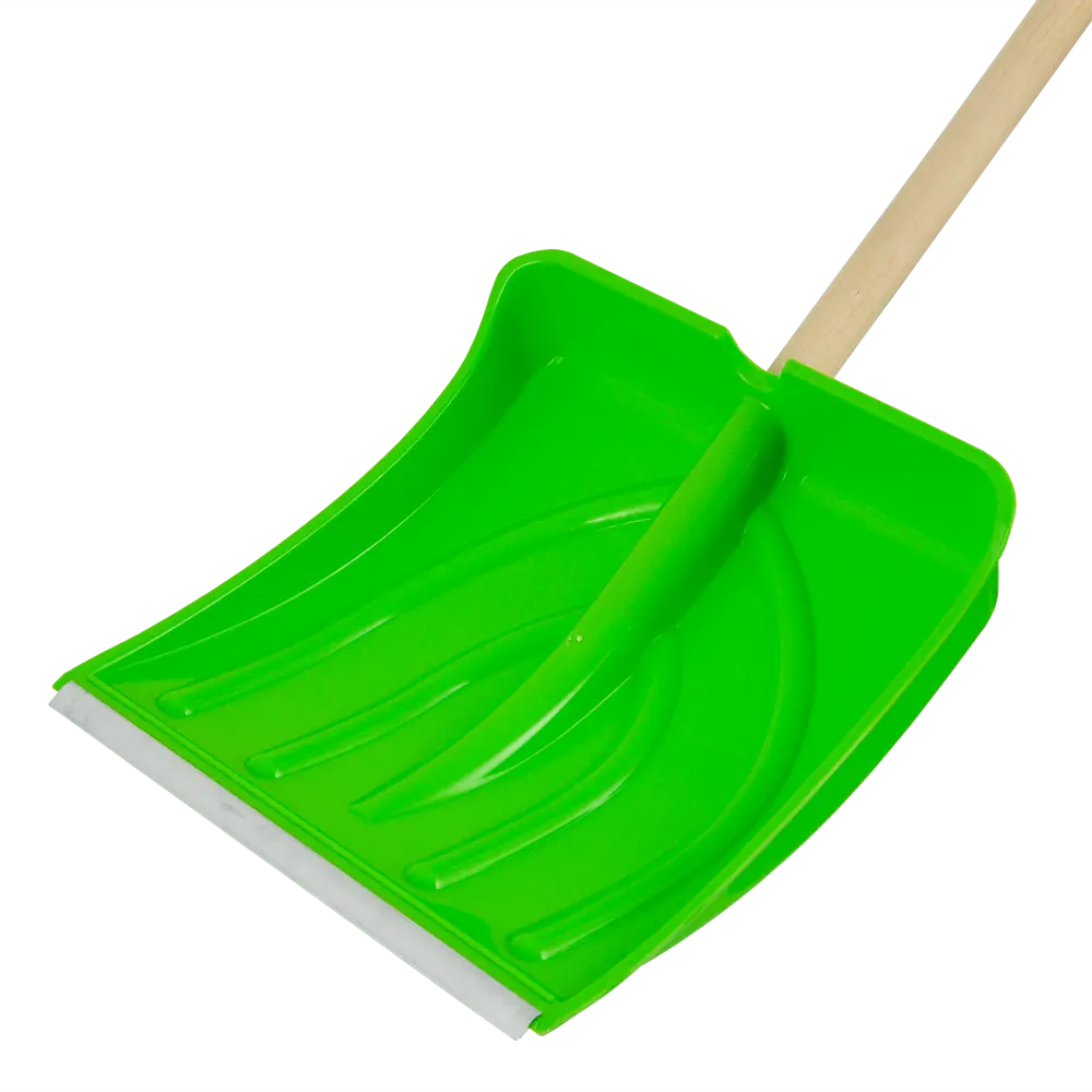 Снеговая лопата ПАВЛОВСКАЯ ЗАРЯ с пластиковой ручкой 38×38 см 82362588 STLM-0025494 - Вид №2