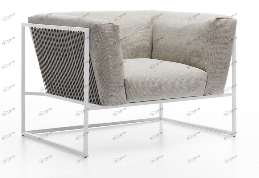 MDF Italia Садовое кресло из ткани с подлокотниками Arpa sun-id-1346890