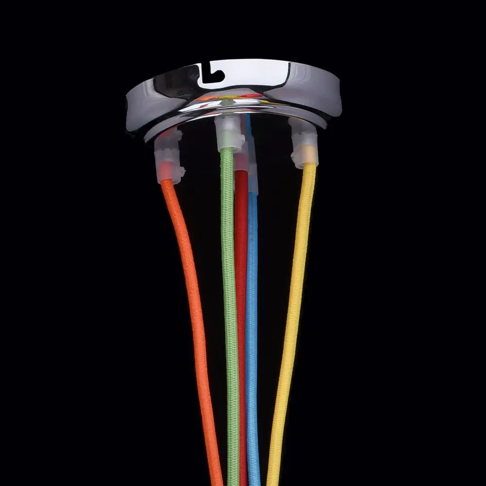 Люстра подвесная Улыбка 5xE27x60 Вт, металл/пластик, цвет хром/мультиколор MW-Light STLM-2207325 - Вид №13