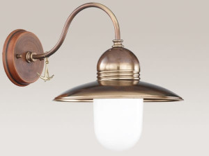 Светодиодный настенный светильник из латуни с фиксированным кронштейном