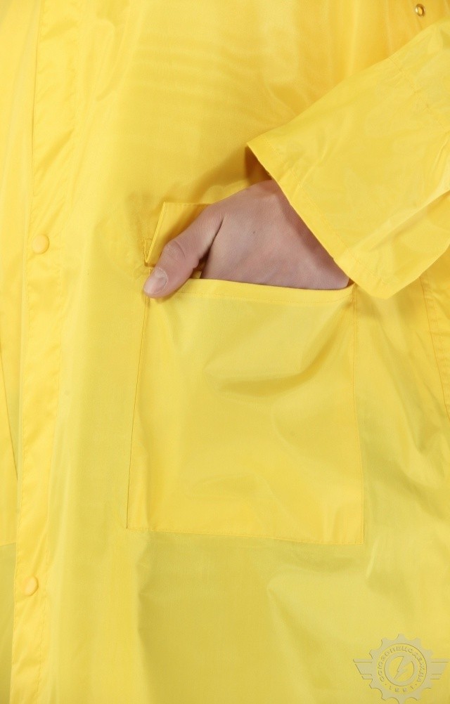 5041812 Плащ Альбатрос влагозащитный ЛАЙТ М желтый  Непромокаемая спецодежда  размер XXXXL  - Вид №11