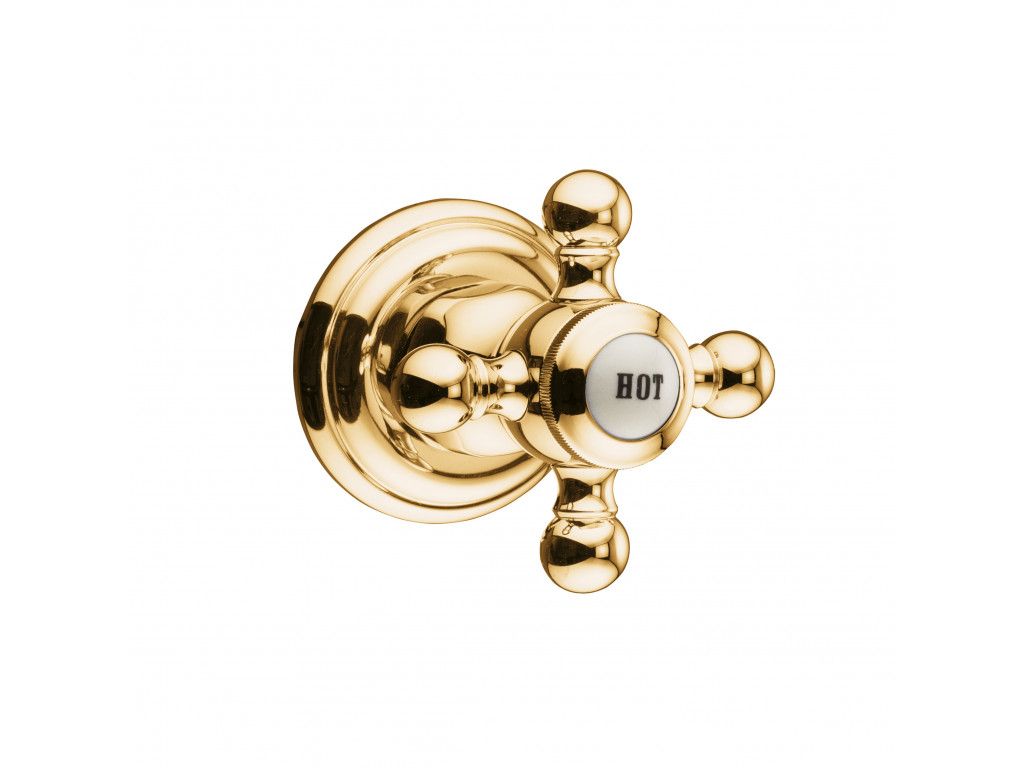 518164520 вентиль для скрытого монтажа KLUDI 1926 позолоченный, 23 кар 