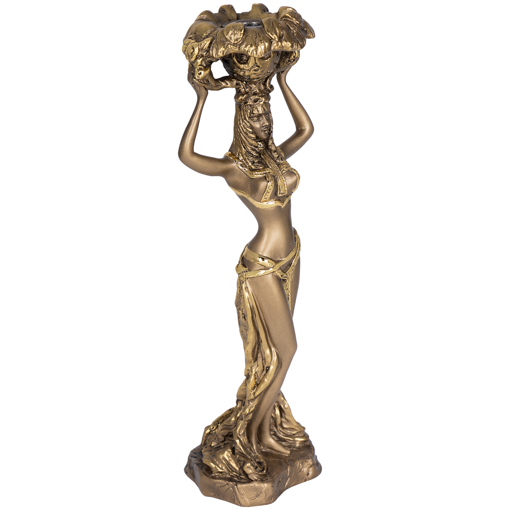 22157 Подсвечник Цветок Египта Бронза BOGACHO 4627138201923 - Вид №1