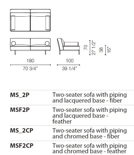 Съемный диван CAPPELLINI Cap Martin Sunset ARCH-00087904 - Вид №11