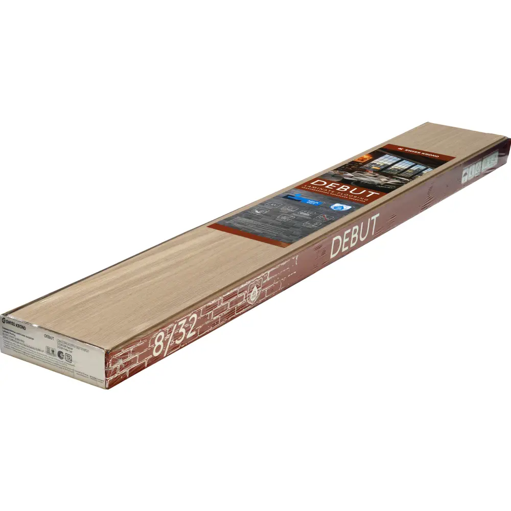 Ламинат Debut Дуб Аветар 32 класс толщина 8 мм 2.109 м² SWISS KRONO STLM-2193400 - Вид №8