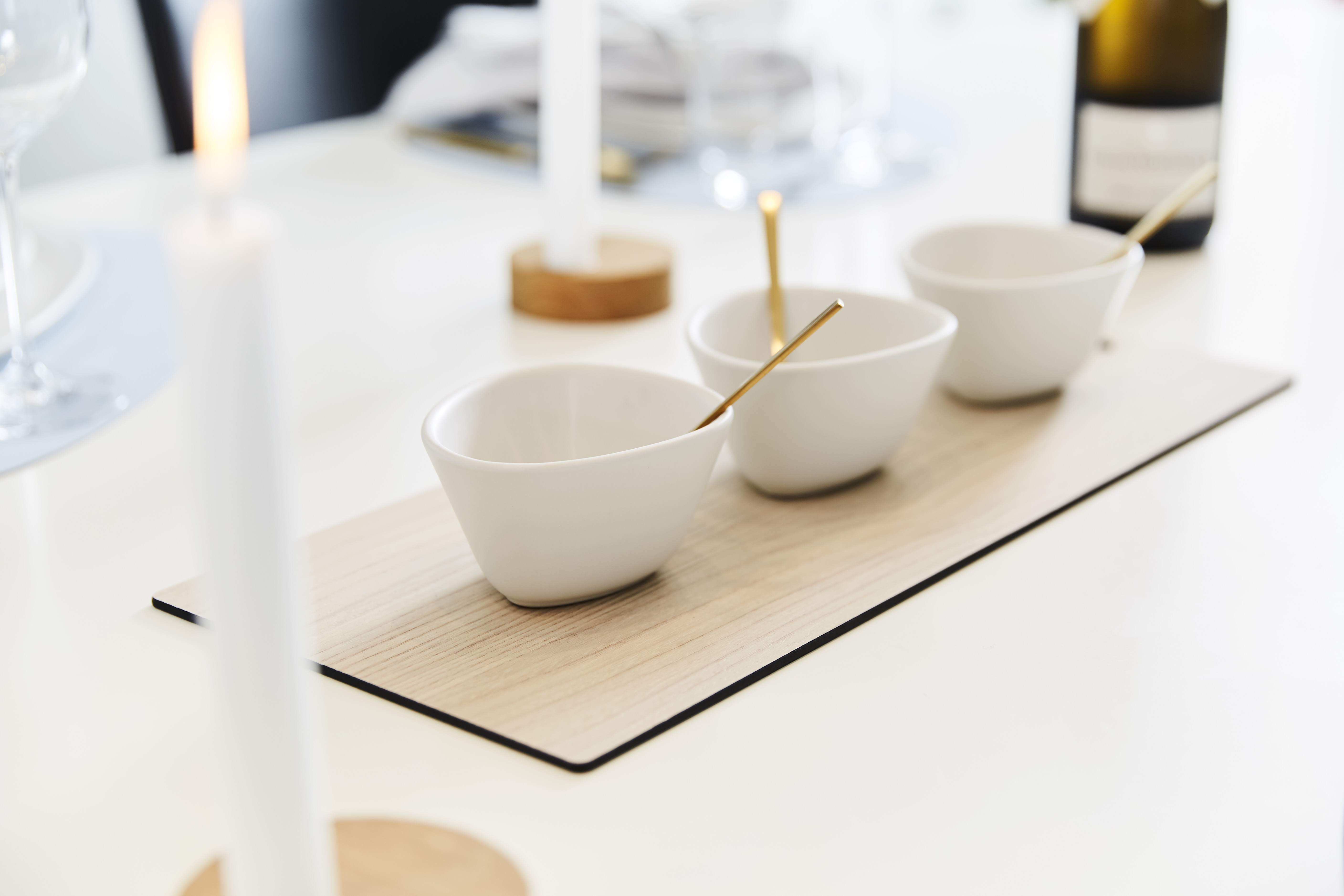 990178 Чаша маленькая 1 шт (11х10х6см) каменная керамика, белая;LIND DNA  - Вид №1