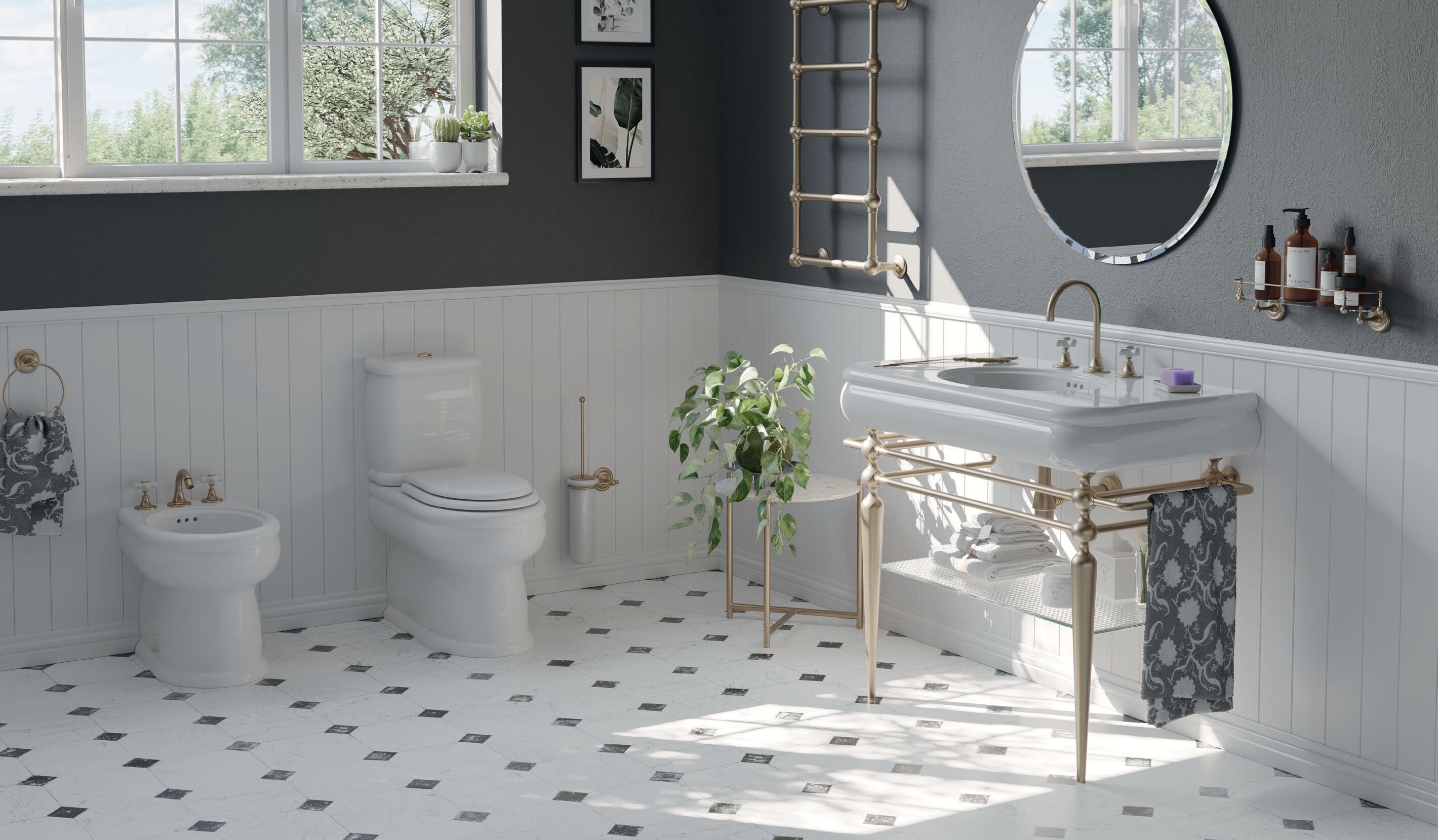 Керамическая подвесная раковина BLEU PROVENCE Romantica ARCH-00056960 - Вид №1