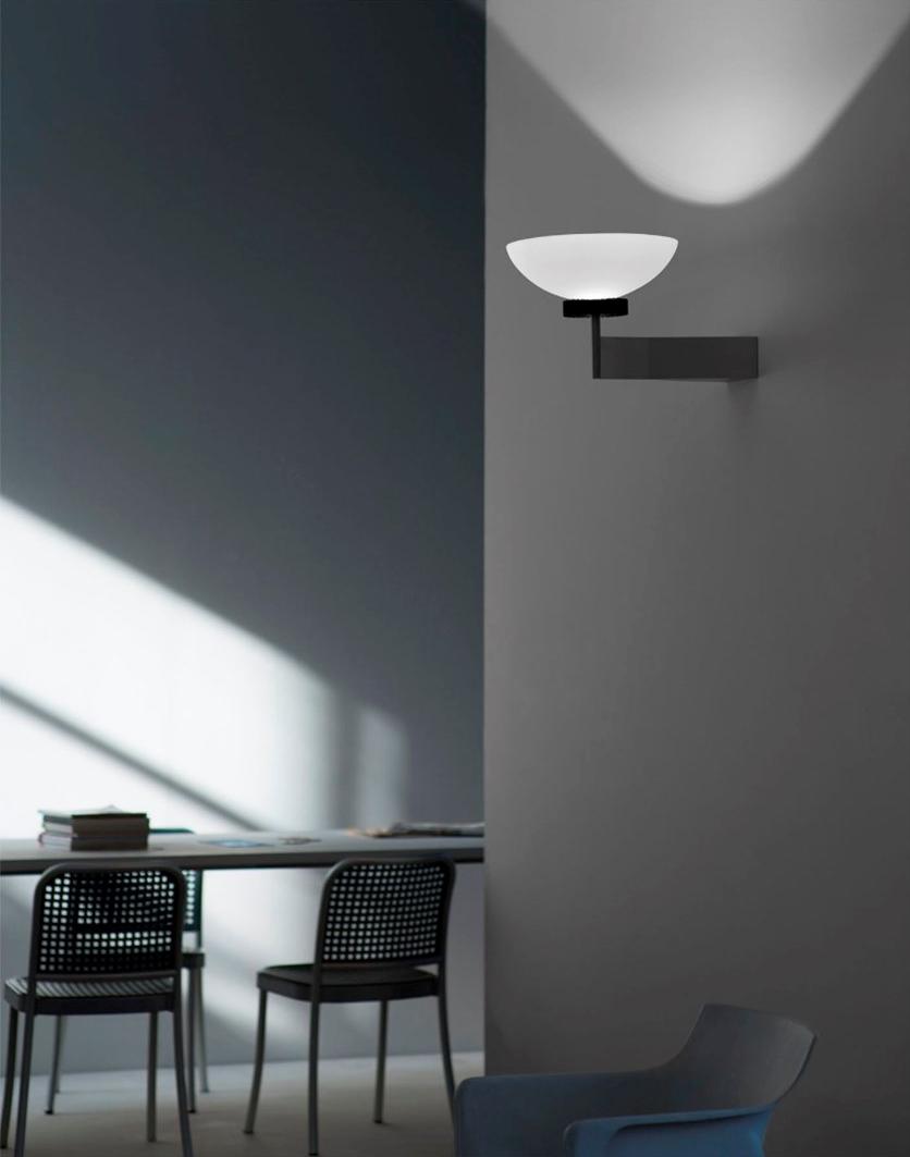 Martinelli Luce Настенный светильник из алюминия и стекла с диммером  1290/dim/l/1  - Вид №7