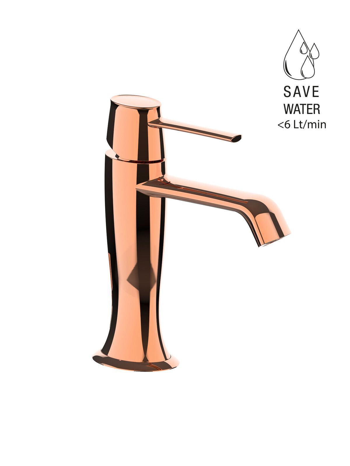 Однорычажный смеситель для раковины без слива Rubinetterie Frattini Delizia ARCH-00125915 - Вид №8