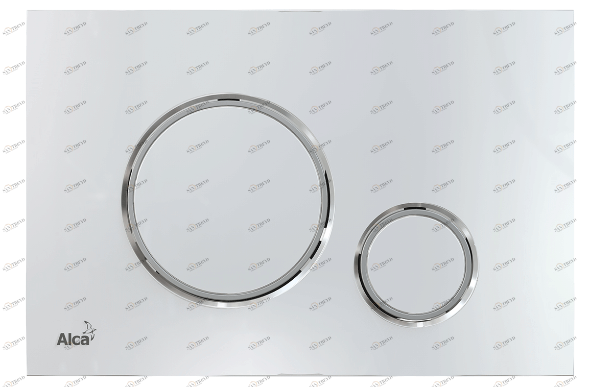 Кнопка управления для скрытых систем инсталляции, xром-глянец/xром-мат ALCAPLAST M771