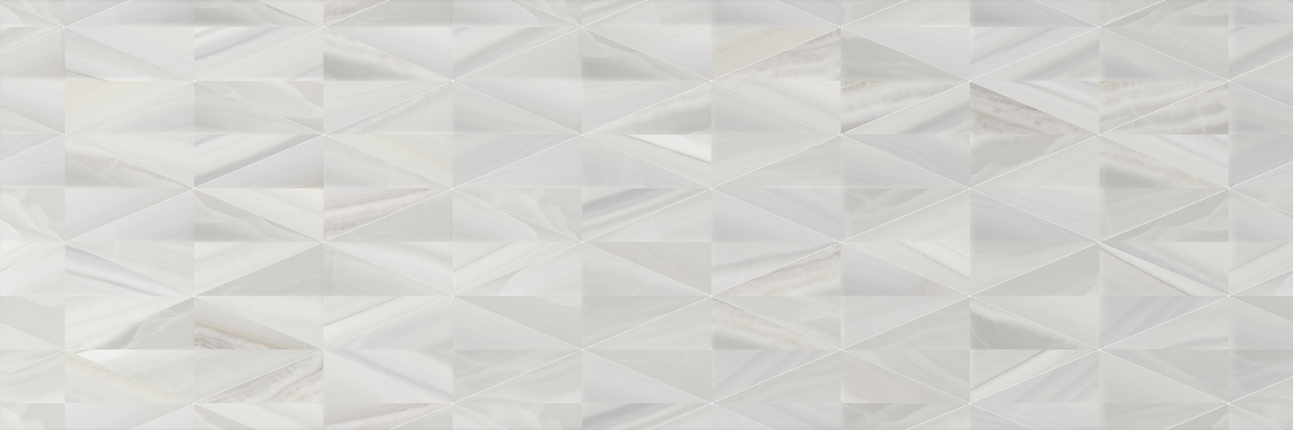 84505970 Плитка настенная Onyx рельефная 25x75 см 1.125 м² цвет белый STLM-0050759 CERSANIT
