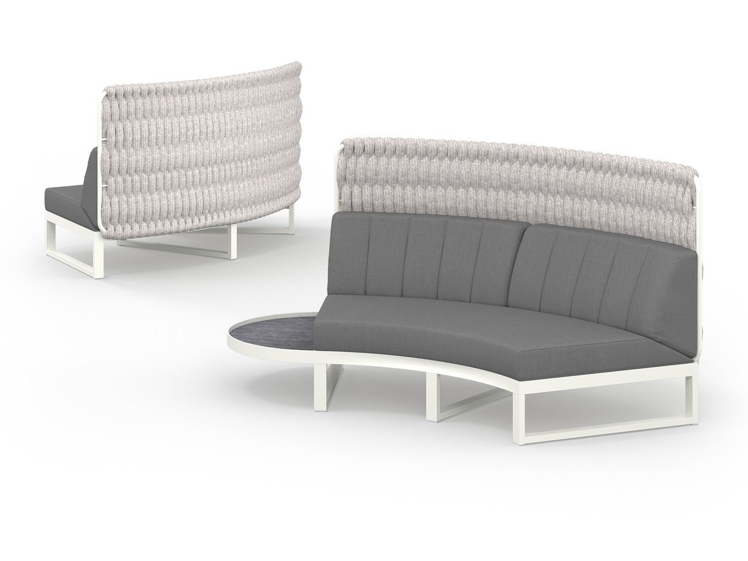 Модульный изогнутый садовый диван из ткани MAMAGREEN Munia ARCH-00141430 - Вид №14