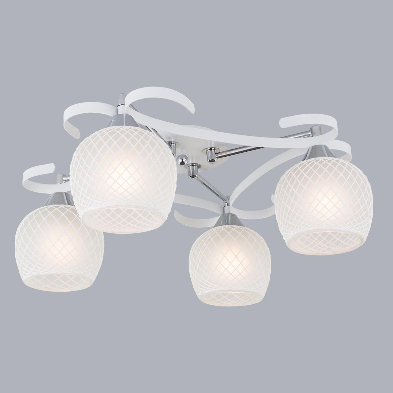 Потолочная люстра Citilux Сюзи CL171141 CITILUX СЮЗИ БЕЛЫЙ 183833 Белый  - Вид №2