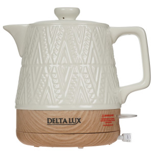 9297585 Электрочайник DELTA LUX DE-1020 белый