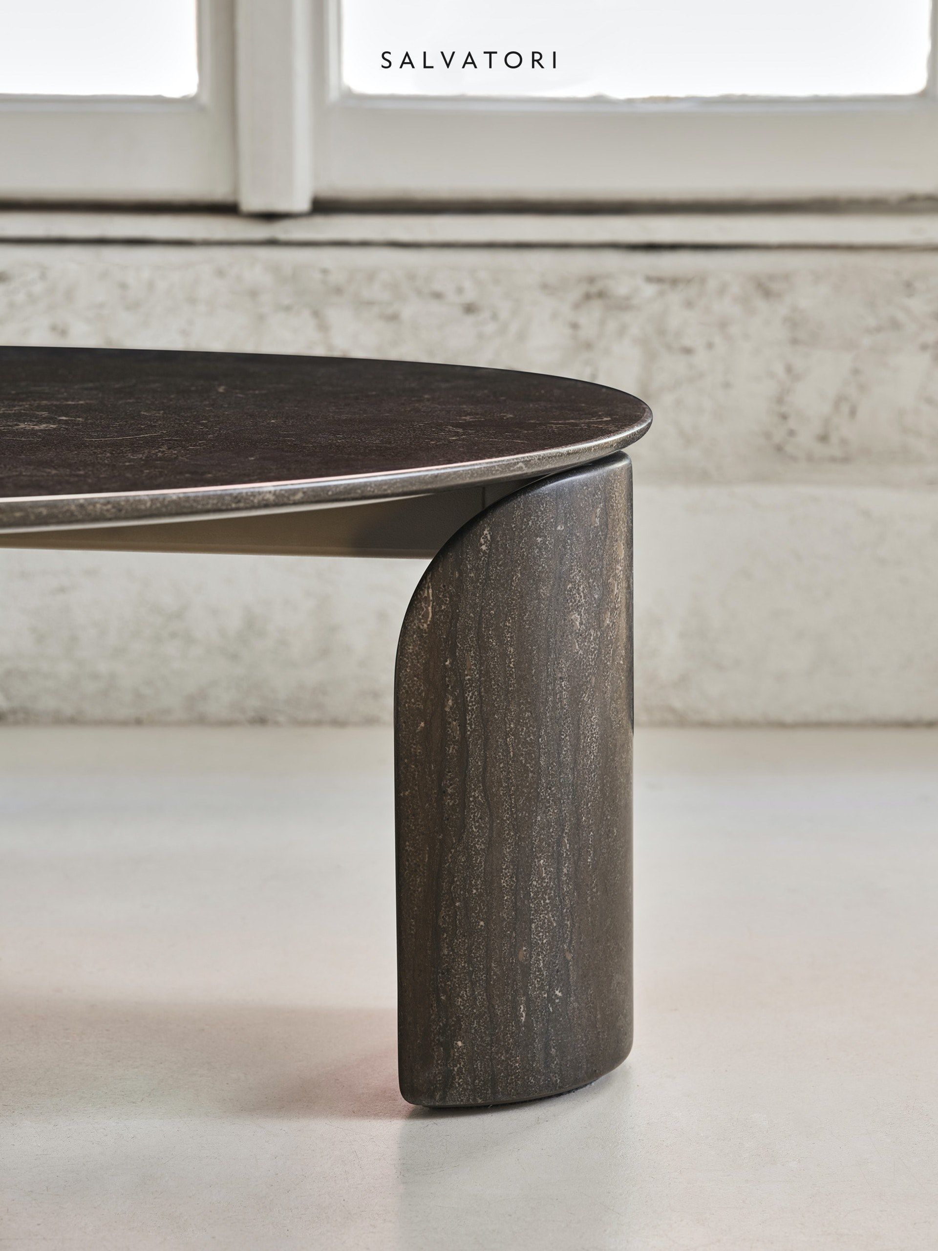 Круглый мраморный журнальный столик Salvatori Taula ARCH-00078999 - Вид №2