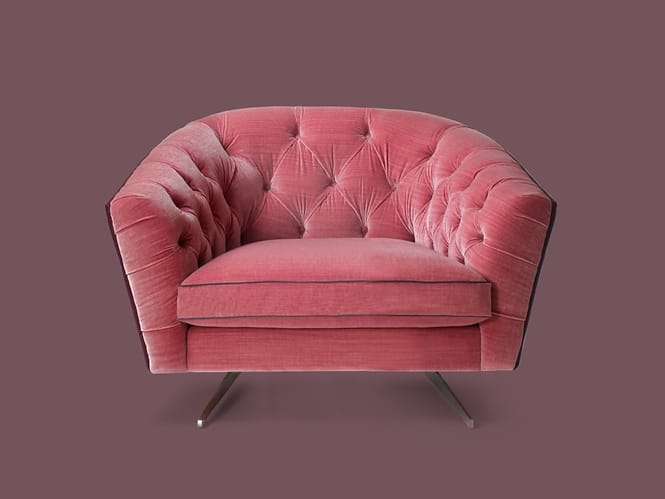 Кожаное кресло с подлокотниками Borzalino New Kap ARCH-00137869 - Вид №1